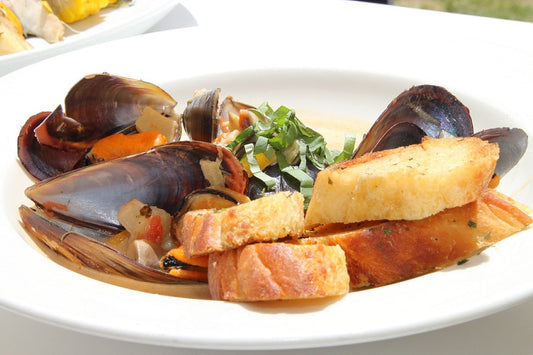 Simply Mussels in a Pot