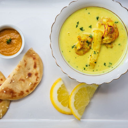 Creamy garlic Prawns & Squid