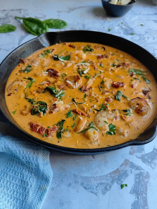 Creamy Tuscan Prawns